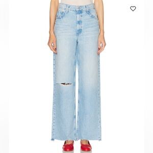 MOTHER High Waisted Spinner Zip Sneak Chew in We Bounced